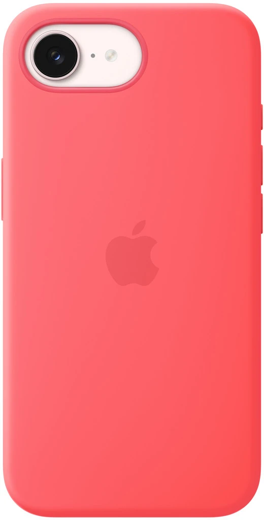 Apple iPhone 17e Silikon Case mit MagSafe Guavepink