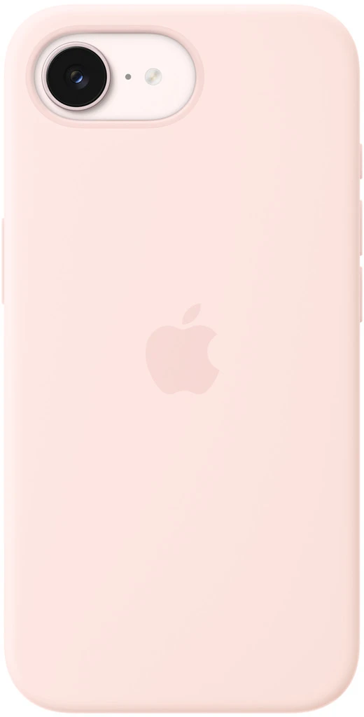 Apple iPhone 17e Silikon Case mit MagSafe Hellrosa